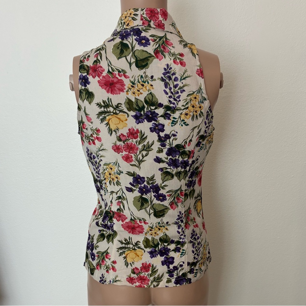 Vintage Contempo Casuals Floral Top - Picture 3 of 10